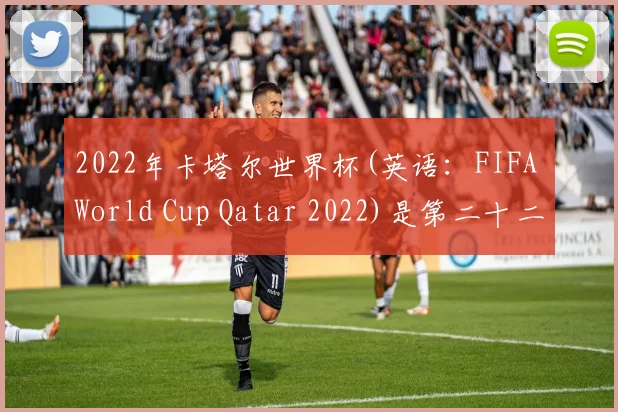 2022年卡塔尔世界杯(英语：FIFA World Cup Qatar 2022)是第二十二届世界杯足球赛